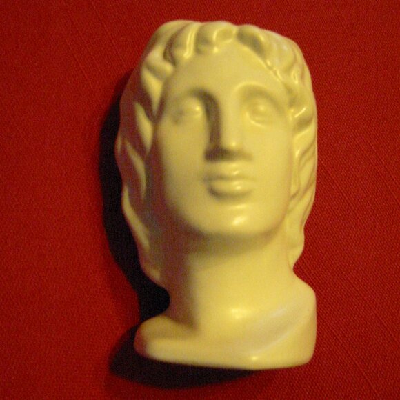 Italian Ceramic Figure Head Bisque Pottery Bust - Picture 3 of 9